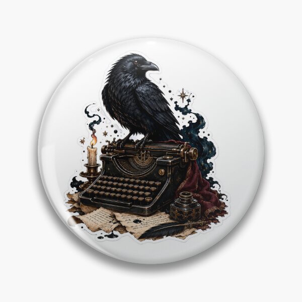 Item preview, Poetcore Raven Desk designed and sold by StickyGuys.