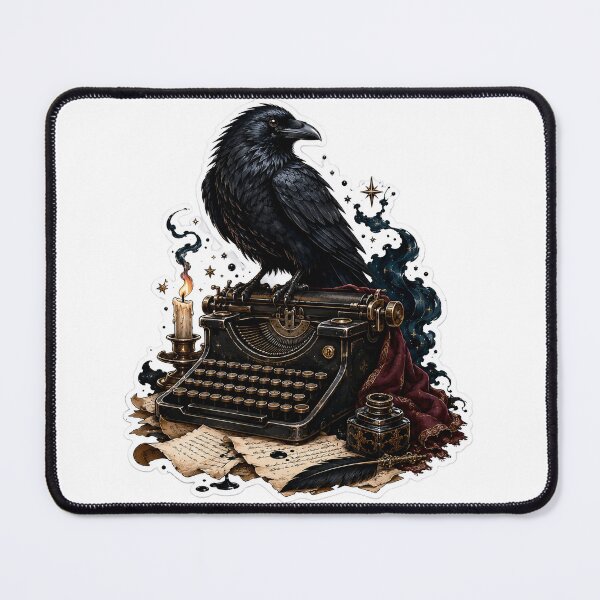 Item preview, Poetcore Raven Desk designed and sold by StickyGuys.