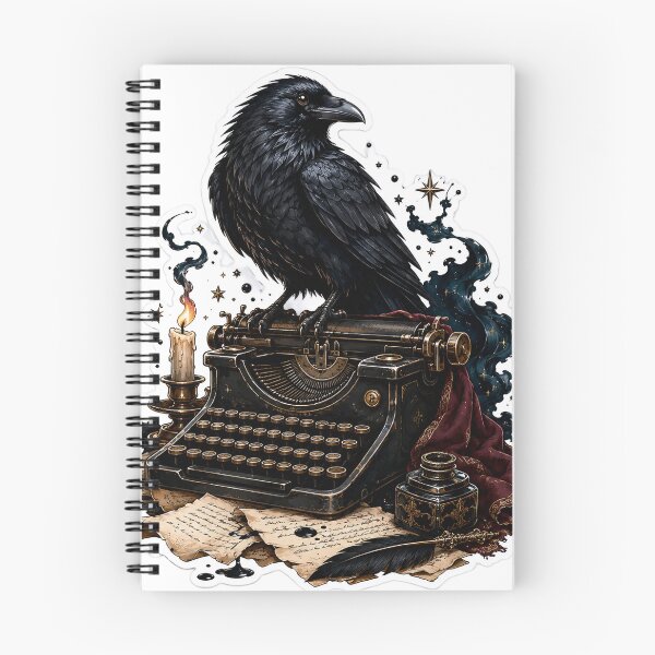 Item preview, Poetcore Raven Desk designed and sold by StickyGuys.
