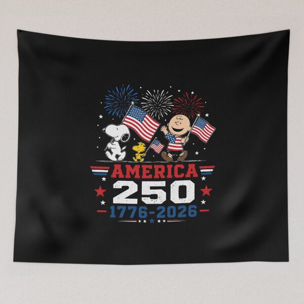 Item preview, Funny Peanuts Gang Snoopy Happy 4th Of July America designed and sold by Har-vee.