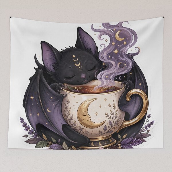 Item preview, Nocturne Tea Bat designed and sold by StickyGuys.