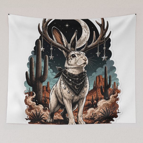 Item preview, Rodeo Noir Jackalope designed and sold by StickyGuys.