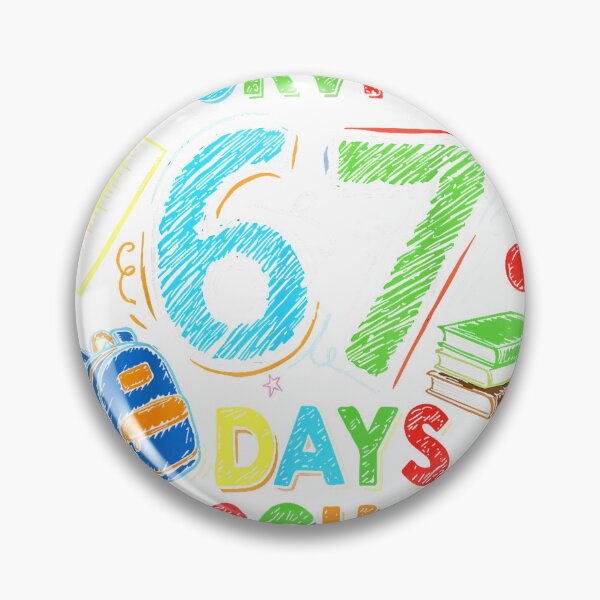 Item preview, I Survived 67 Days of School Funny Teacher Student T-Shirt designed and sold by ‘Nothing Scares Me’ Store.