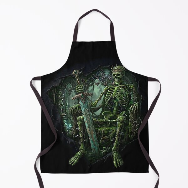 Item preview, Gothic Skeleton King with Sword – Biophilic Dark Horror Throne 3D Design designed and sold by MCVersa2026.