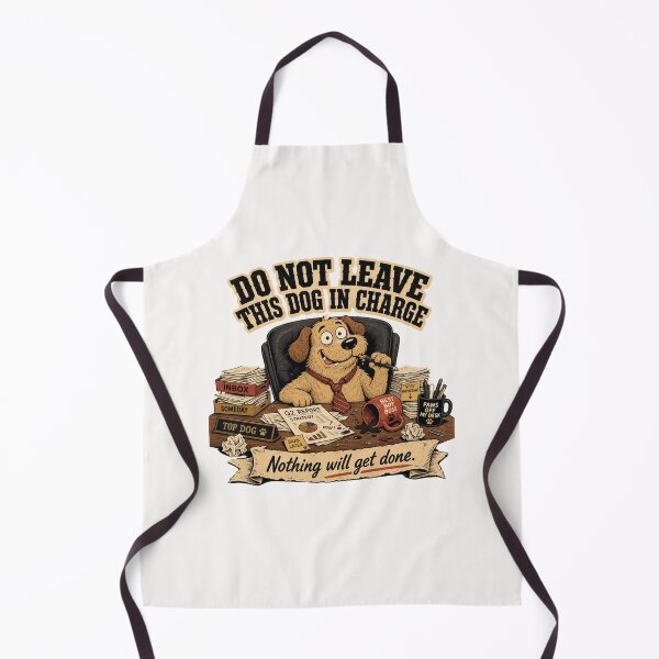 Item preview, Do Not Leave This Dog in Charge – Nothing Will Get Done Funny Dog Lover  designed and sold by freshwear design.