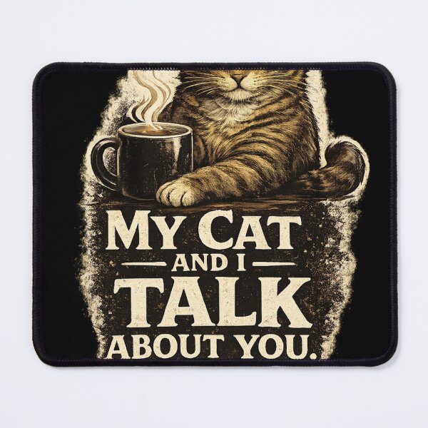 Item preview, My Cat And I Talk About You designed and sold by Skedart.