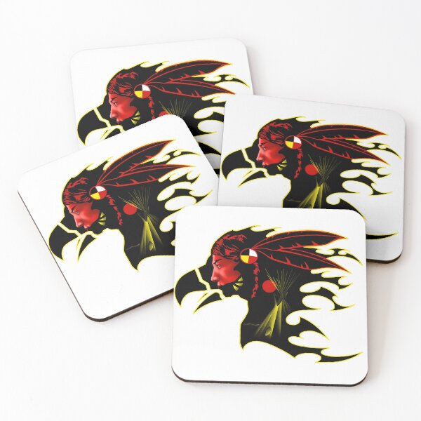 Item preview, Raven Thunderbird Indigenous Spirit Art designed and sold by Mystic & Celestial Art.