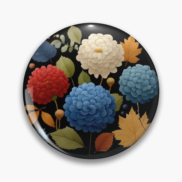 Item preview, Textured 3D Autumn Floral Bouquet Art designed and sold by colorful-white.