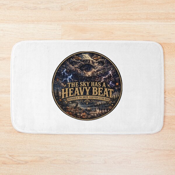 Item preview, The Sky Has a Heavy Beat | Thunderstorm Drum Lightning Art designed and sold by NatureHarmony16.
