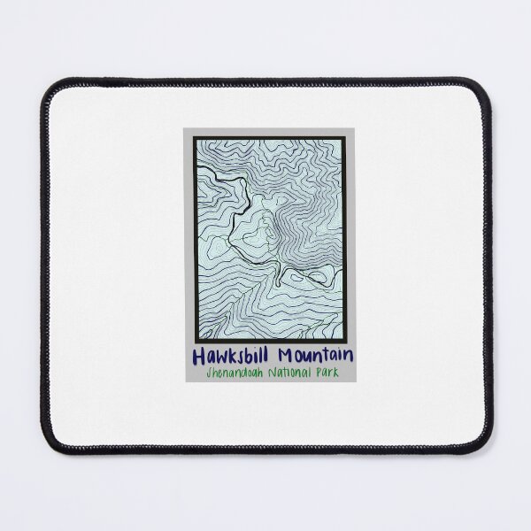 Item preview, Hawksbill Mountain Topography designed and sold by ShenandoahSarah.