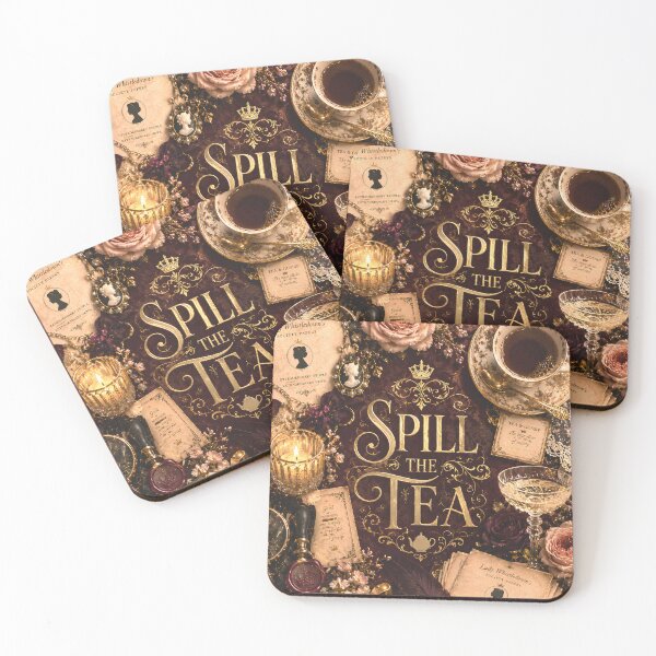 Item preview, Spill The Tea - Whistledown Bridgerton designed and sold by Peel Culture .