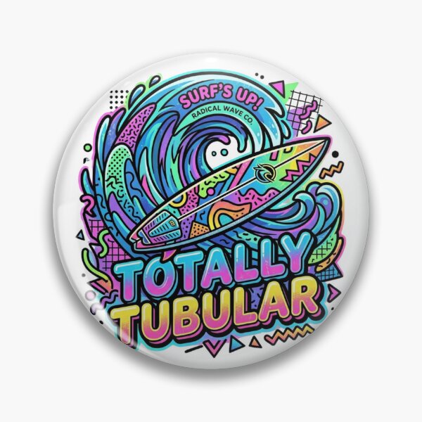 Item preview, Totally Tubular, Surf's Up designed and sold by RisingWolfStudio.