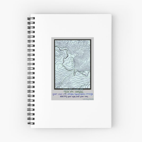 Item preview, Your Soul is a Unique Topographical Image designed and sold by ShenandoahSarah.