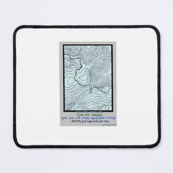 Item preview, Your Soul is a Unique Topographical Image designed and sold by ShenandoahSarah.