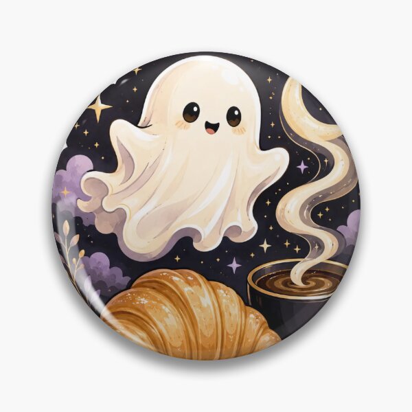 Item preview, Ghost Croissant Café designed and sold by StickyGuys.