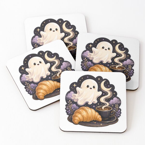 Item preview, Ghost Croissant Café designed and sold by StickyGuys.