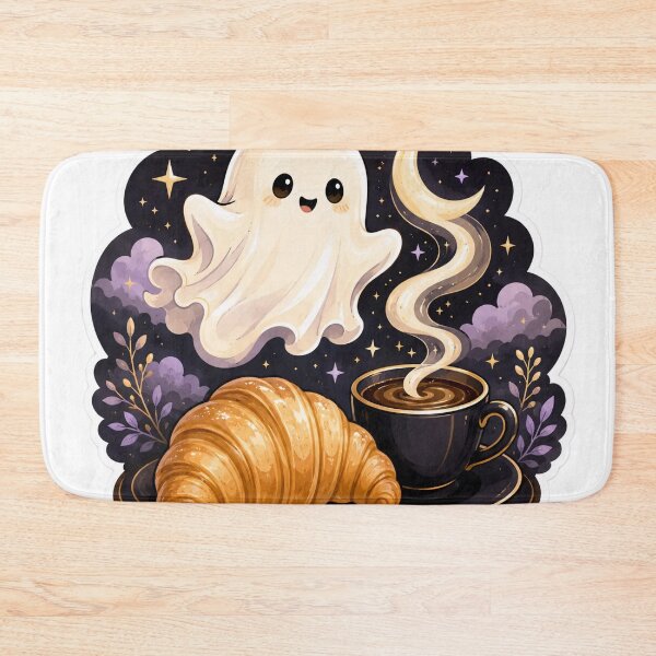 Item preview, Ghost Croissant Café designed and sold by StickyGuys.