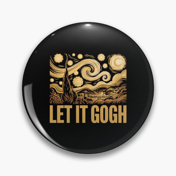 Item preview, Let It Gogh Funny Vincent Van Gogh Starry Night designed and sold by Littermin.