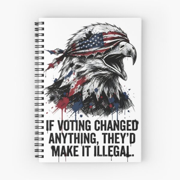 Item preview, If Voting Changed Anything Blindfolded Eagle designed and sold by IronDissident.