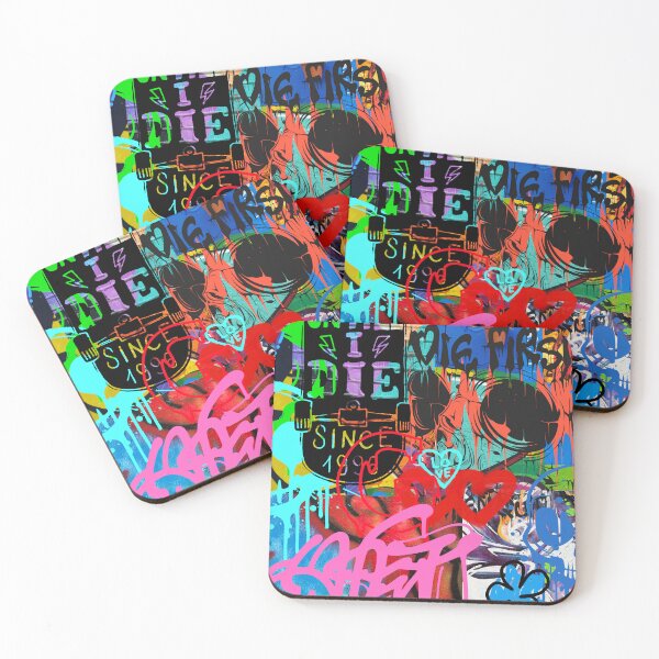 Item preview, Colorful Cyber Graffiti Abstract Streetwear Art designed and sold by rich-moda.