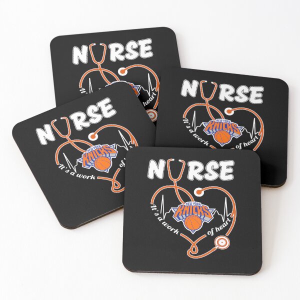 Item preview, New York Knicks 2026 NBA Finals Nurse Work Heart designed and sold by MAGOSMARKETMS.