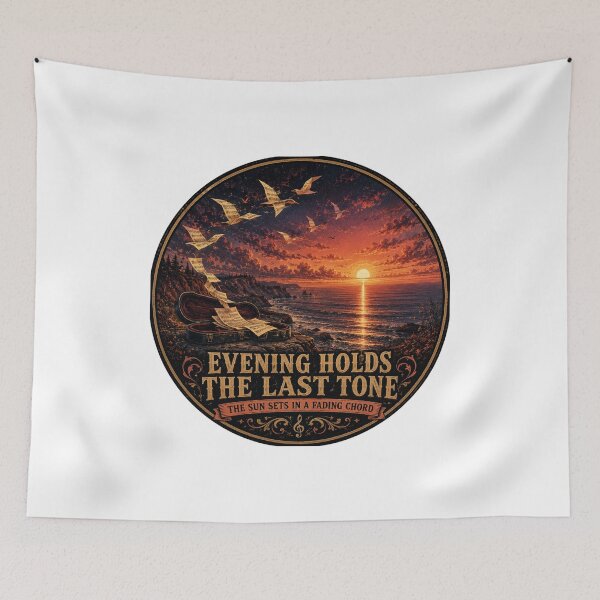 Item preview, Evening Holds the Last Tone | Sunset Music Violin Case T-Shirt designed and sold by NatureHarmony16.