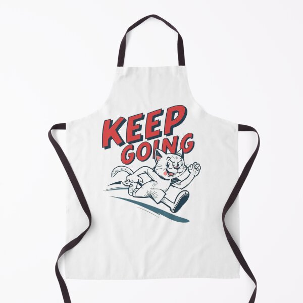 Item preview, Keep Going: Vibrant Running Cat Motivational T-Shirt Design designed and sold by NinaCreator.