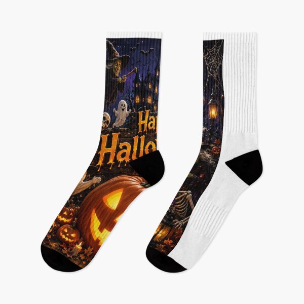 Item preview, Happy Halloween – Spooky Pumpkin Night  designed and sold by RipantinaFantasy .