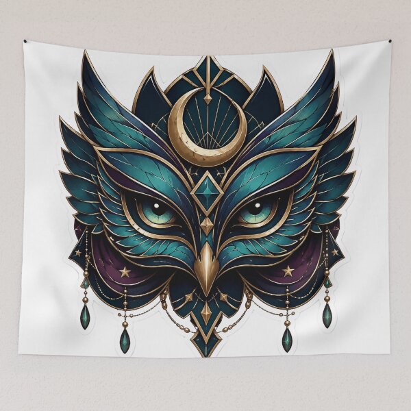 Item preview, Neo Deco Owl Mask designed and sold by StickyGuys.