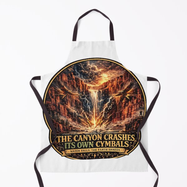 Item preview, The Canyon Crashes Its Own Cymbals | Epic Waterfall Eagles Art designed and sold by NatureHarmony16.