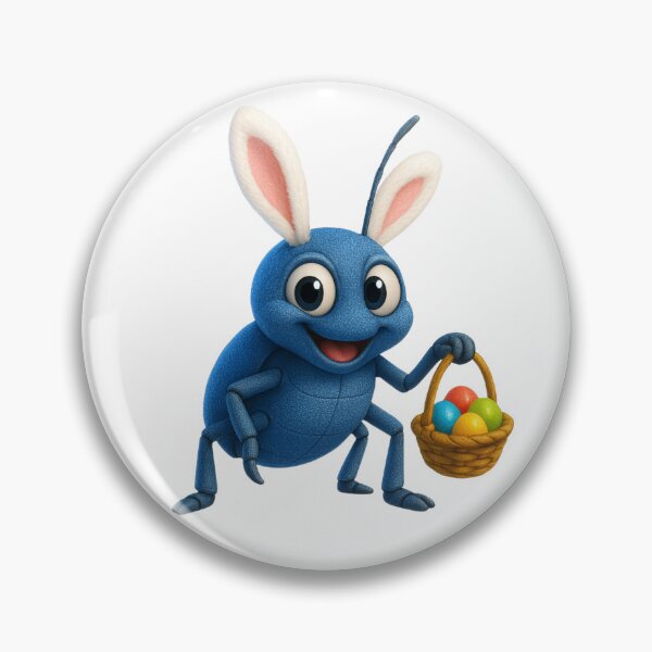 Item preview, Easter Blue Death Feigning Beetle designed and sold by Sillytoe.