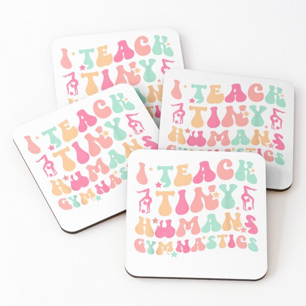 Item preview, I Teach Tiny Humans Gymnastics Coach Gymnast Coach T-Shirt designed and sold by KTY-NUSS.