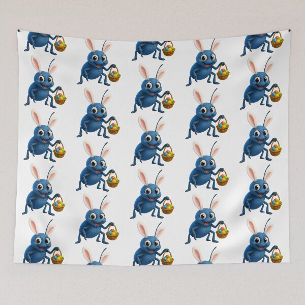 Item preview, Easter Blue Death Feigning Beetle designed and sold by Sillytoe.