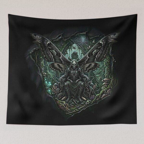 Item preview, Gothic Moth King – Dark Biophilia and Insect Armor 3D Design designed and sold by MCVersa2026.