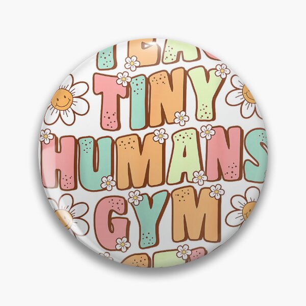 Item preview, I Teach Tiny Humans Gymnastics Coach Groovy Retro Gymnastics T-Shirt designed and sold by kevincuellar.