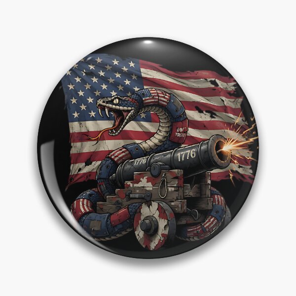 Item preview, 1776 Cannon and Gadsden Rattlesnake Patriot Art designed and sold by IronDissident.