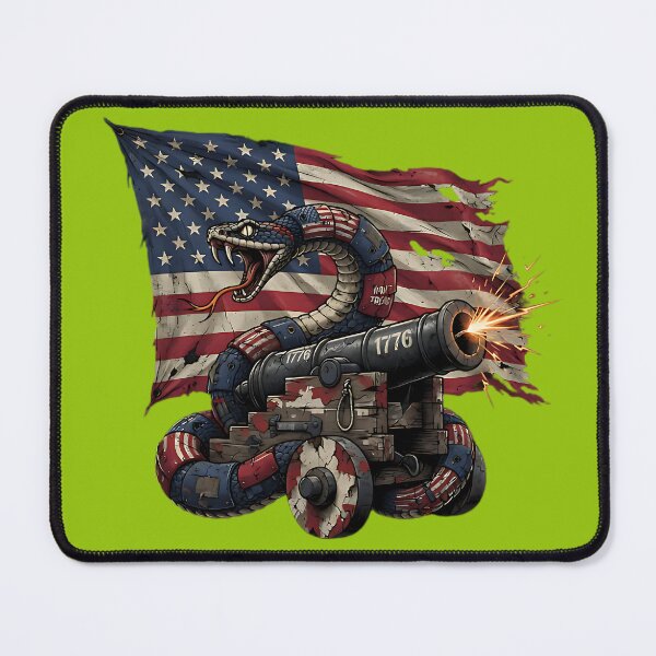 Item preview, 1776 Cannon and Gadsden Rattlesnake Patriot Art designed and sold by IronDissident.