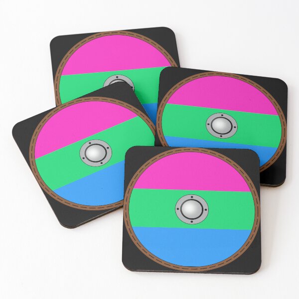 Item preview, Polysexual Viking Shield designed and sold by Tiwsarm.