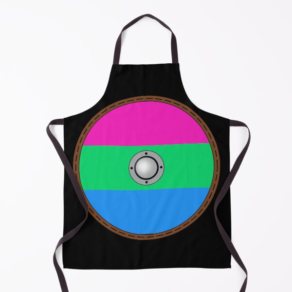 Item preview, Polysexual Viking Shield designed and sold by Tiwsarm.