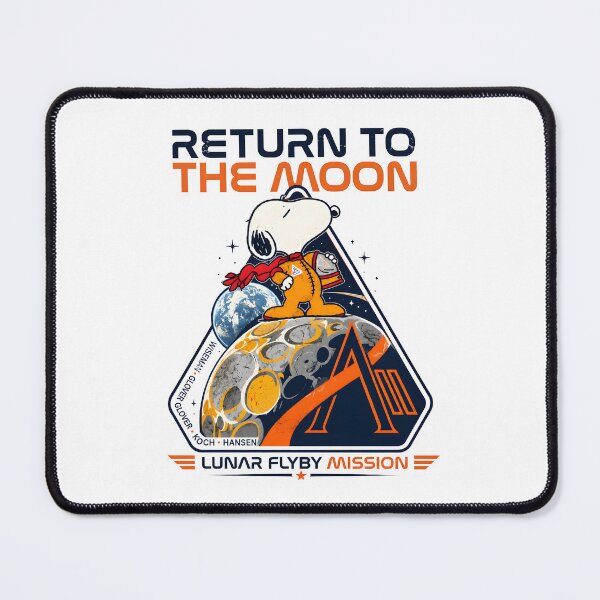Item preview, Return To The Moon | Artemis II | Snoopy Cartoon Art designed and sold by Har-vee.