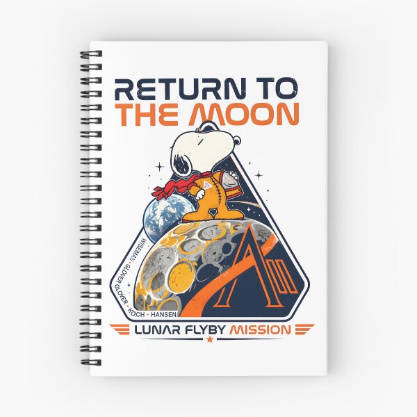 Item preview, Return To The Moon | Artemis II | Snoopy Cartoon Art designed and sold by Har-vee.