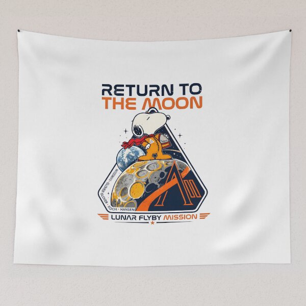 Item preview, Return To The Moon | Artemis II | Snoopy Cartoon Art designed and sold by Har-vee.