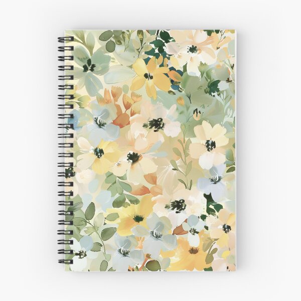Item preview, Cottagecore Yellow Floral Pattern With Sage Green Leaves designed and sold by DEC02.