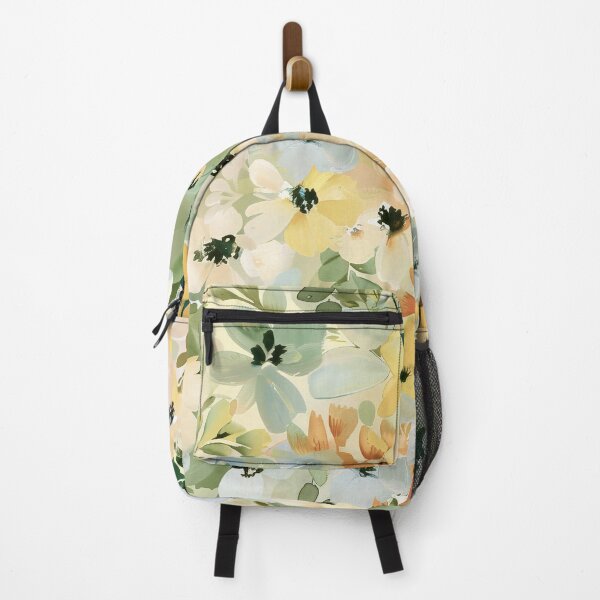 Item preview, Cottagecore Yellow Floral Pattern With Sage Green Leaves designed and sold by DEC02.