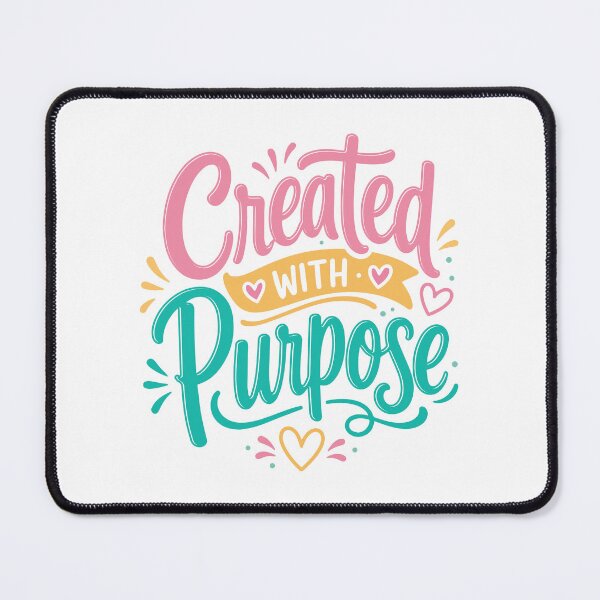 Item preview, Created with Purpose – Modern Christian Faith designed and sold by Verse & Vibes.