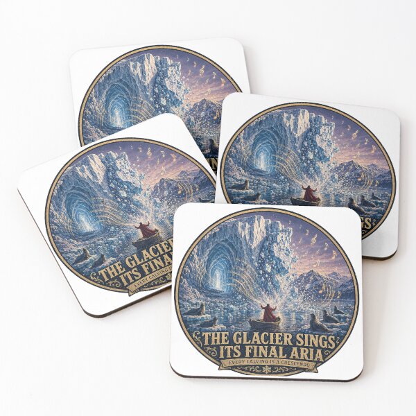 Item preview, The Glacier Sings Its Final Aria | Epic Ice Music Conductor Art designed and sold by NatureHarmony16.