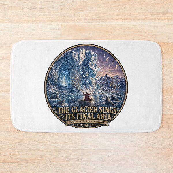 Item preview, The Glacier Sings Its Final Aria | Epic Ice Music Conductor Art designed and sold by NatureHarmony16.