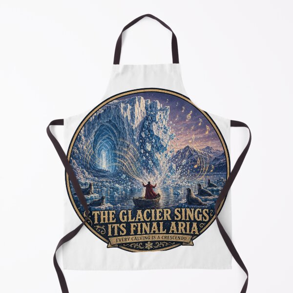 Item preview, The Glacier Sings Its Final Aria | Epic Ice Music Conductor Art designed and sold by NatureHarmony16.