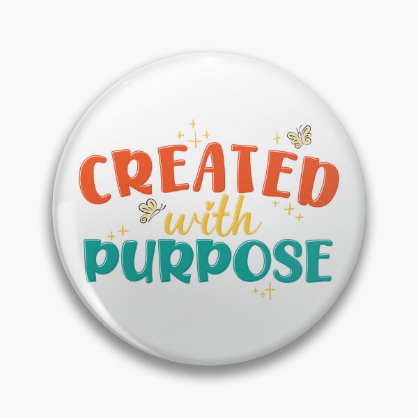 Item preview, Created with Purpose – Daily Christian Encouragement designed and sold by Verse & Vibes.