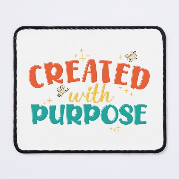 Item preview, Created with Purpose – Daily Christian Encouragement designed and sold by Verse & Vibes.
